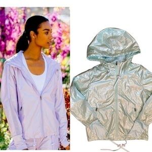 Zyia Active Lilac Shine Bomber Jacket XL